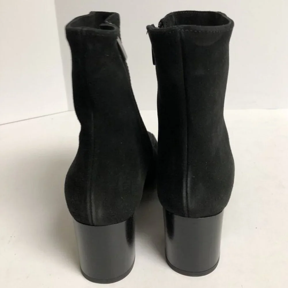 La Canadienne Women's Jewel, Black Suede Boot Size 10 M